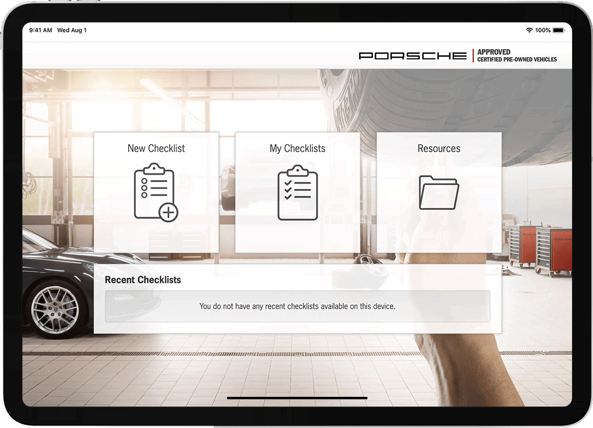 Porsche CPO case study dashboard screenshot